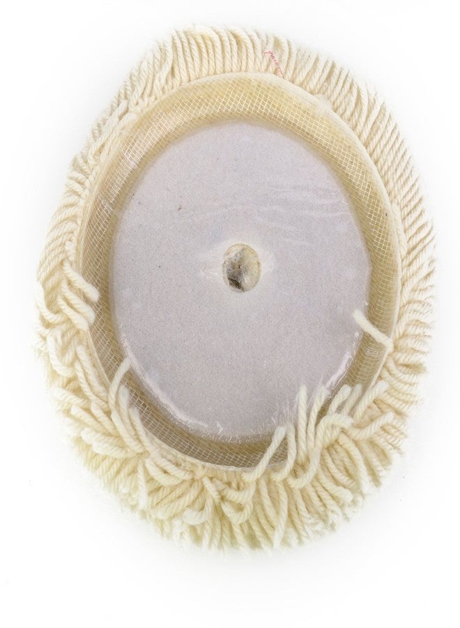 Inditrust غطاء تلميع صوف جديد من إنديترست مقاس 7 بوصات لتنظيف وتلميع الأثاث/السيارات (180 مم) - Image 3